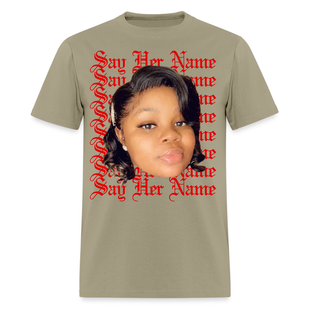 Breonna Taylor x Say Her Name Tee - khaki