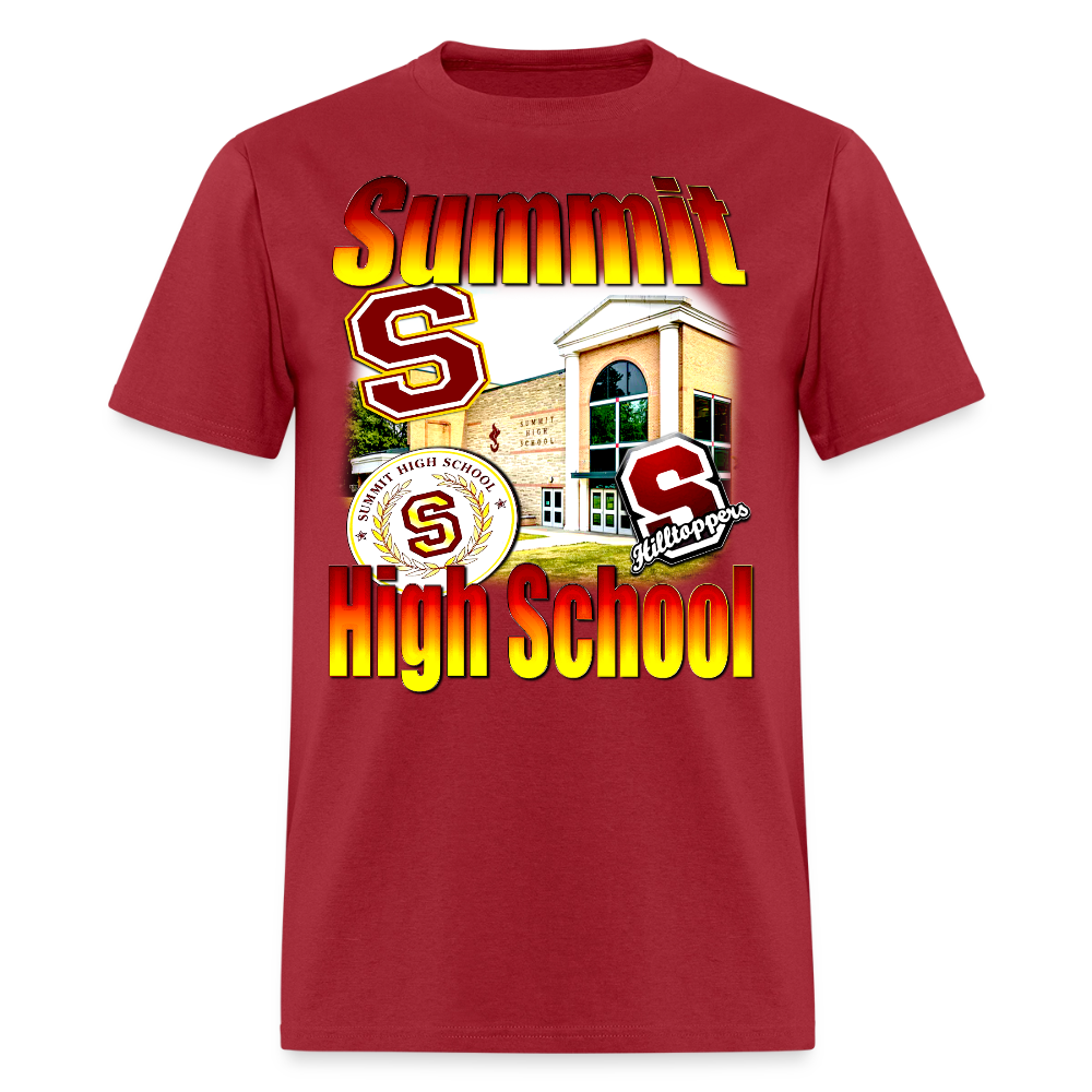 Summit High (NJ) T-Shirt - dark red