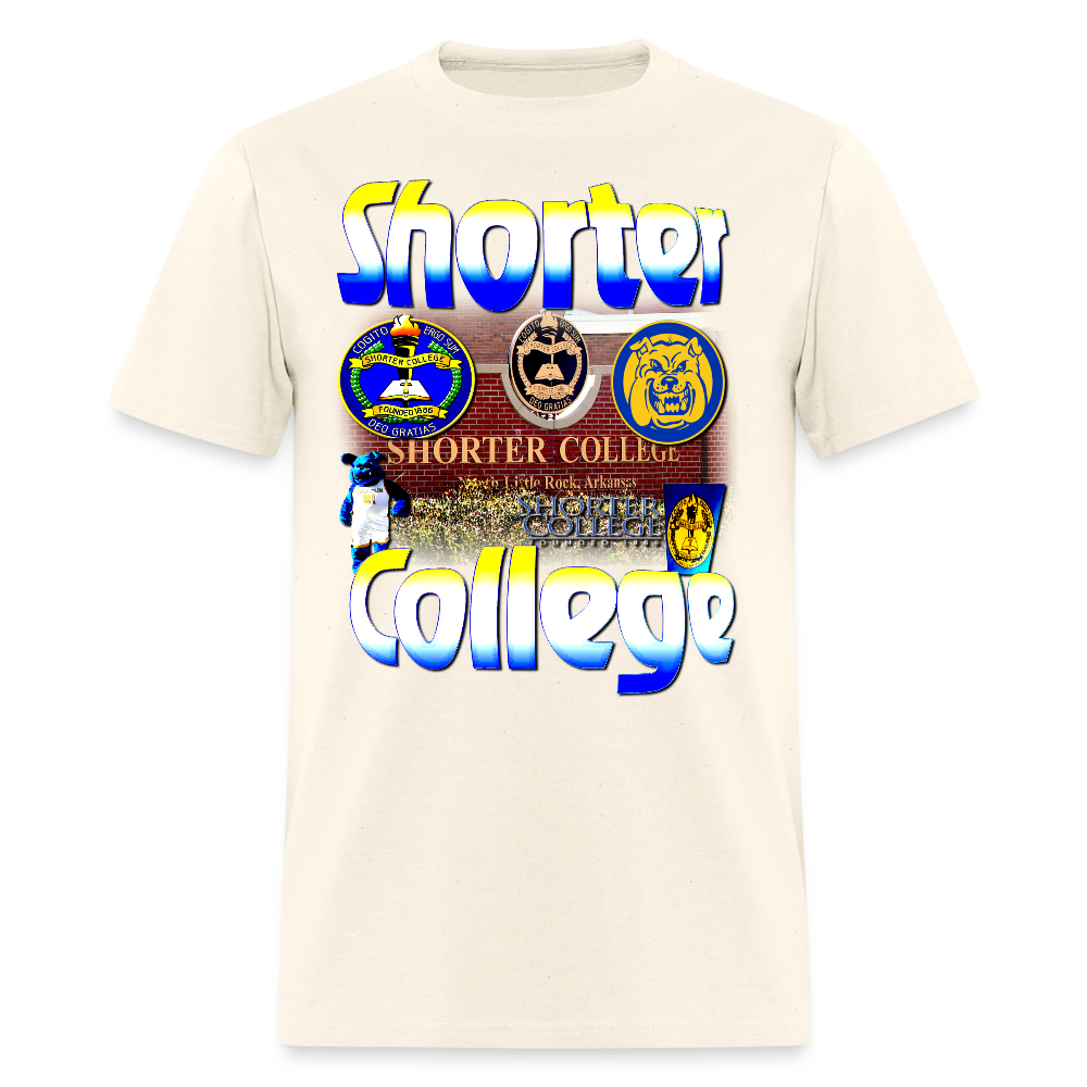 Shorter College Tee - sweet cream heather
