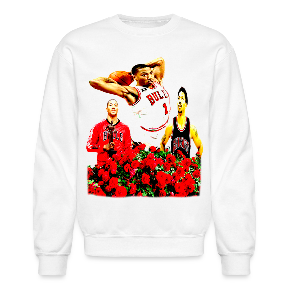 Smell The Roses Sweatshirt - white