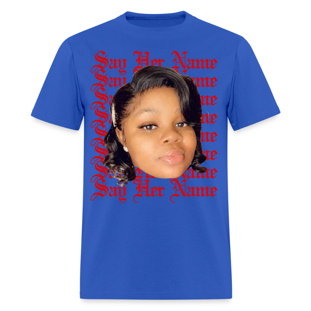 Breonna Taylor x Say Her Name Tee - royal blue