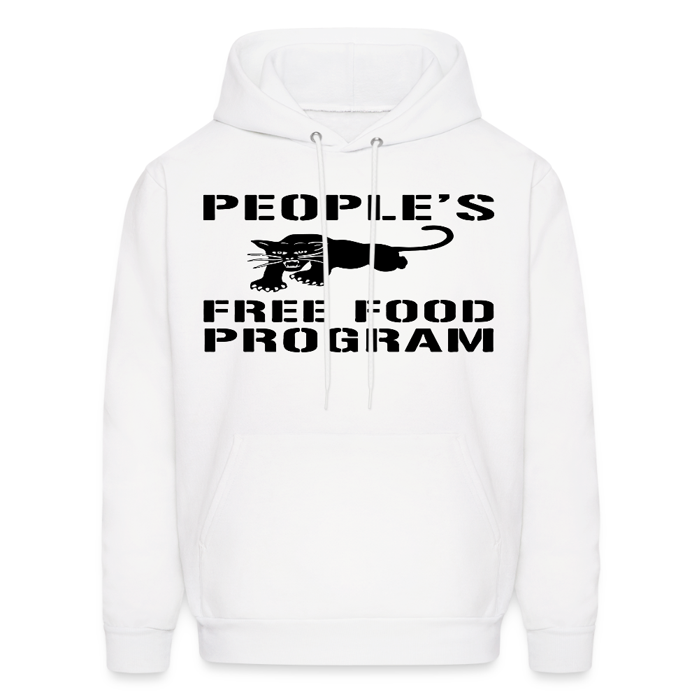 People's Free Food Program Hoodie - white