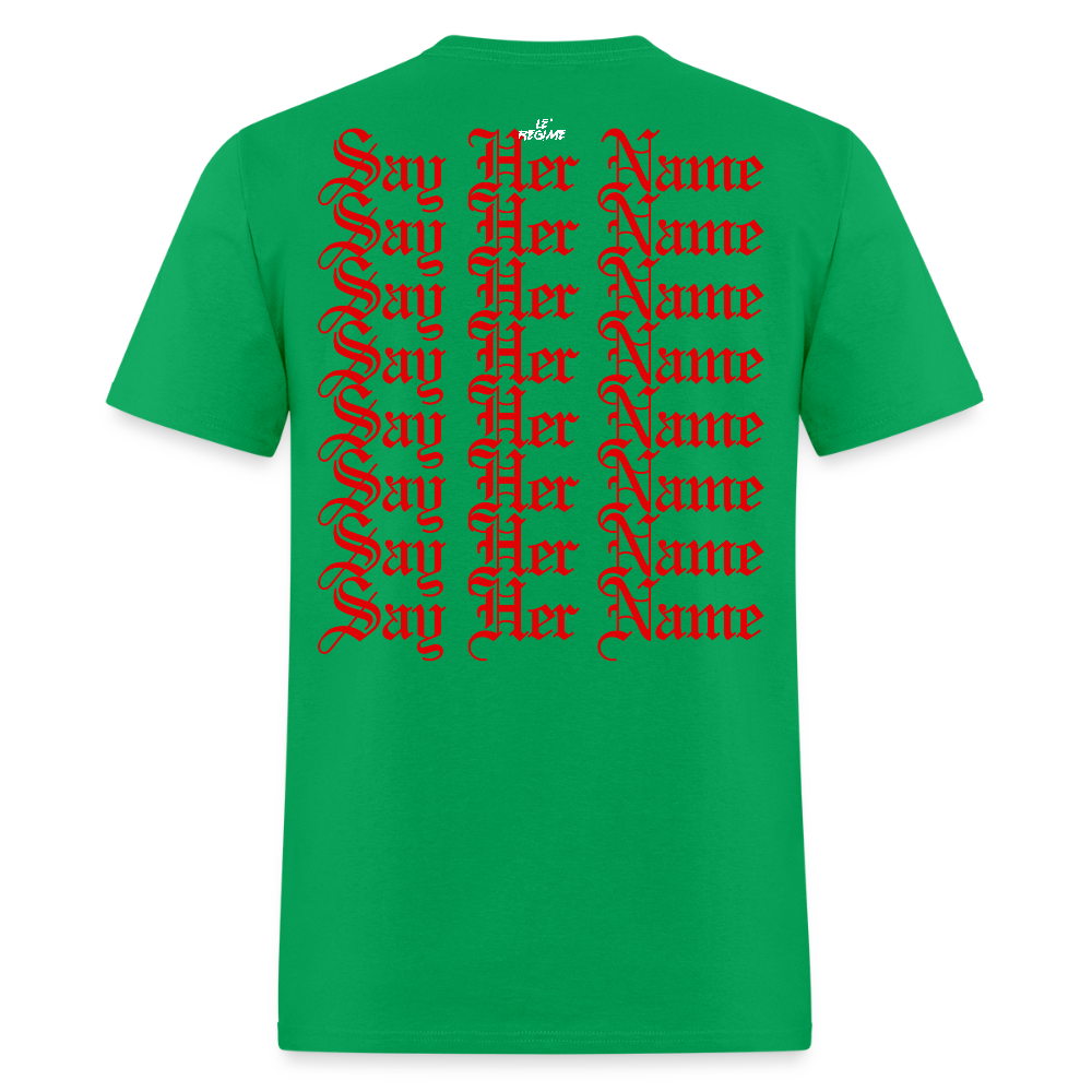 Breonna Taylor x Say Her Name Tee - bright green