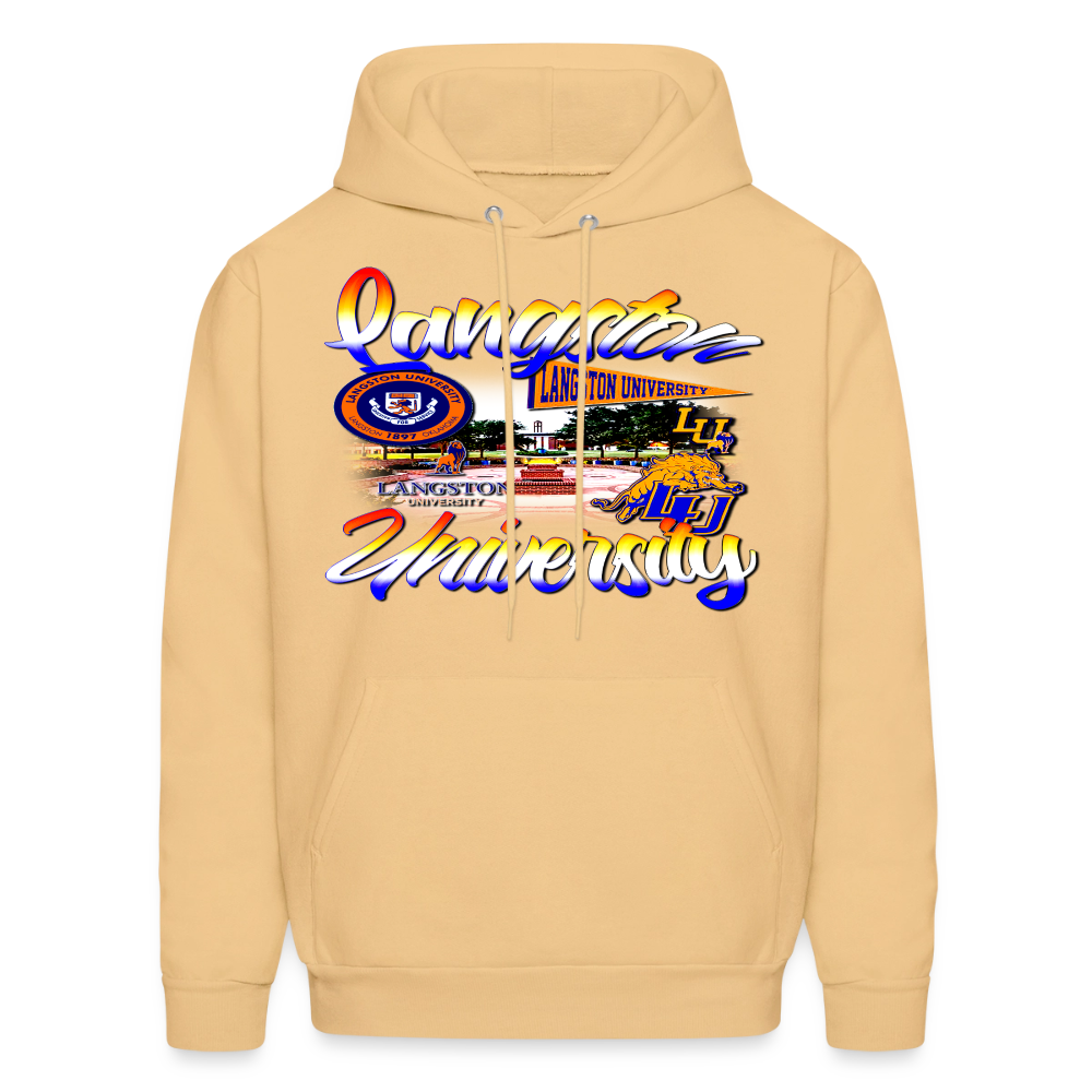 Langston University Hoodie - light gold 