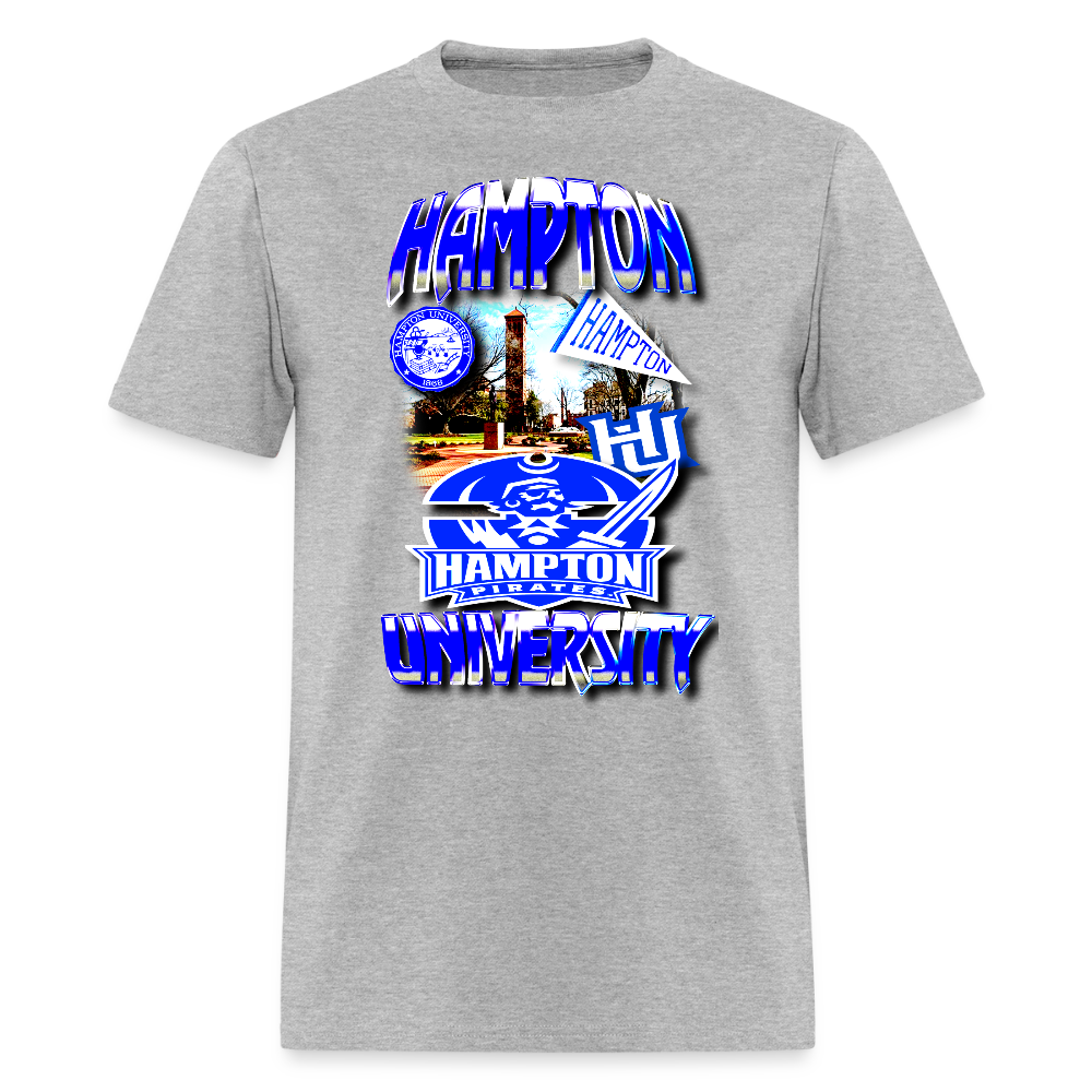 Hampton University Tee - heather gray