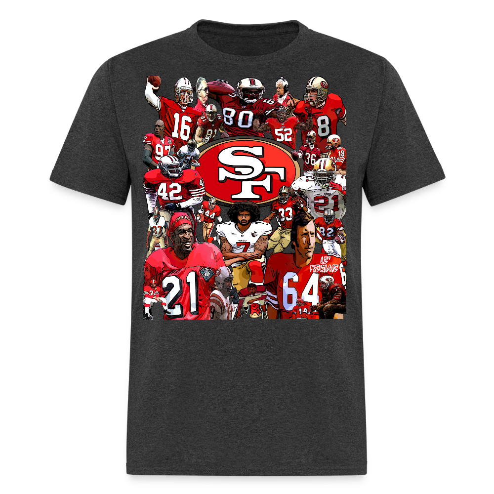San Francisco 49ers All-Time Tee - heather black