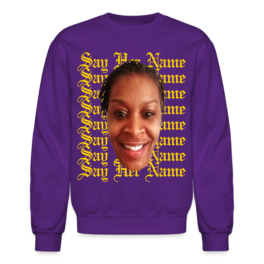 Sandra Bland x Say Her Name Sweatshirt - purple