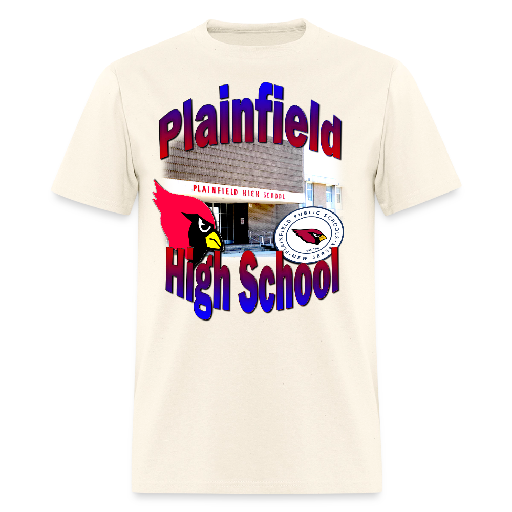 Plainfield High (NJ) T-Shirt - sweet cream heather