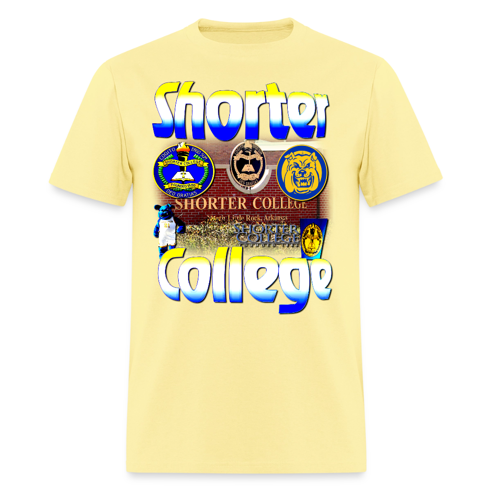 Shorter College Tee - cornsilk