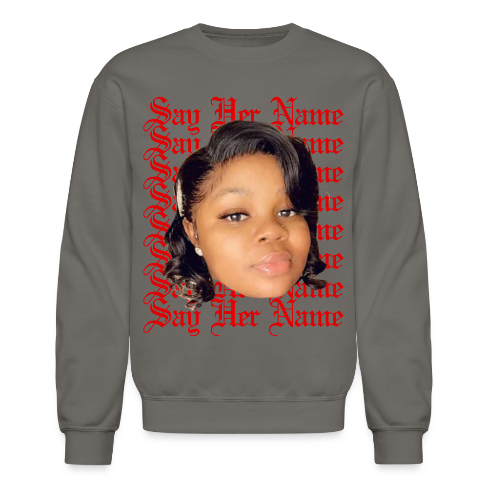 Breonna Taylor x Say Her Name Sweatshirt - asphalt gray