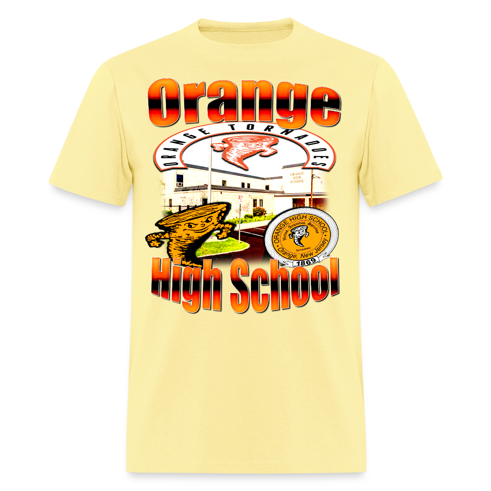 Orange High (NJ) T-Shirt - cornsilk