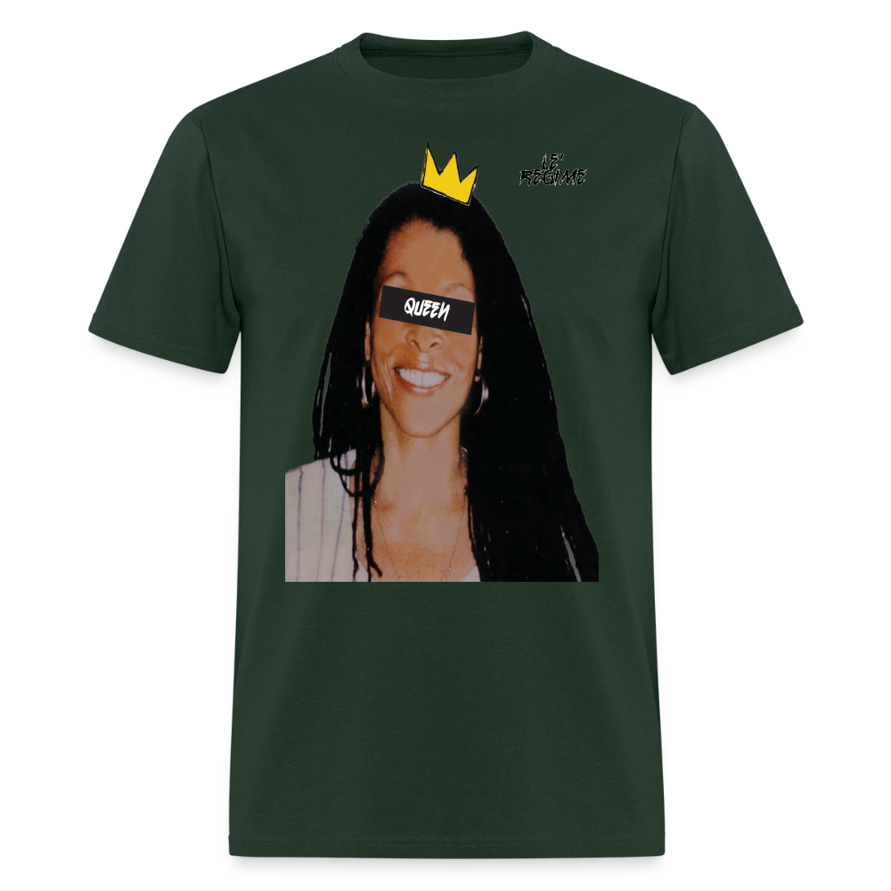 Queen Assata Tee - forest green