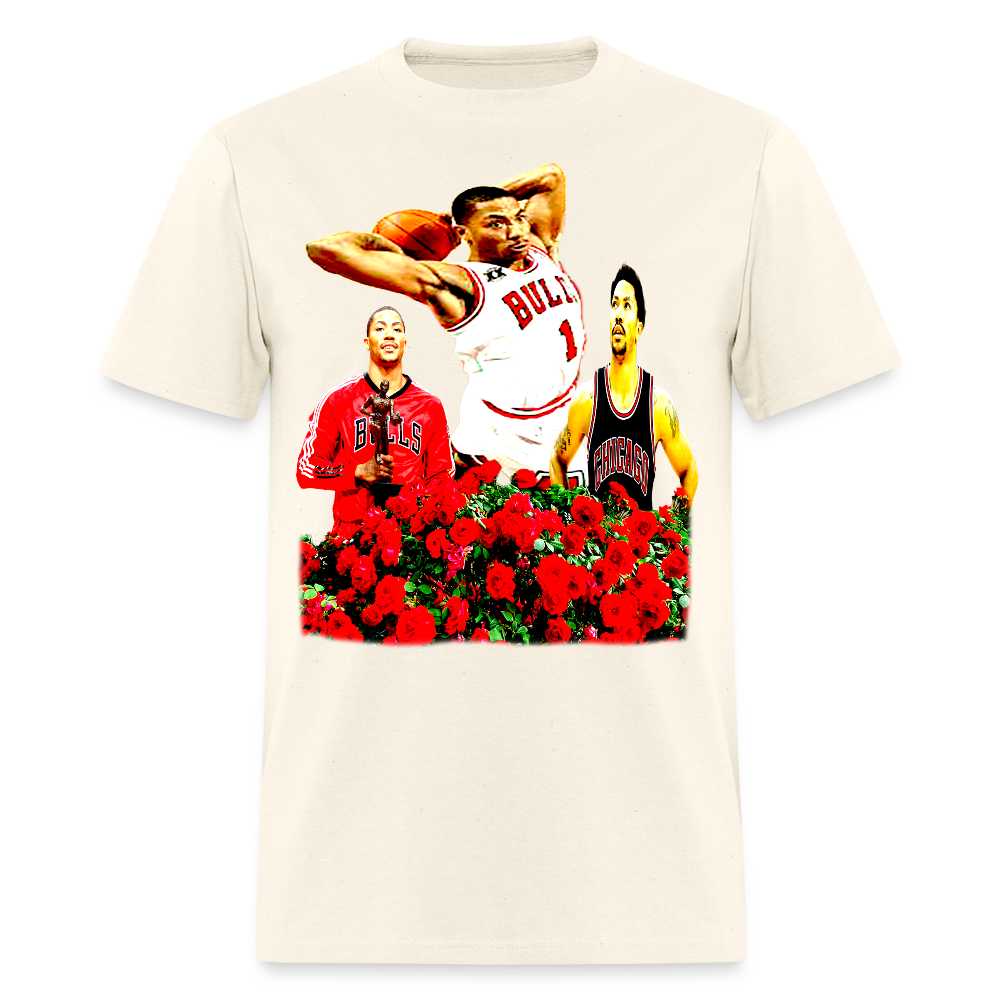 Smell The Roses Tee - sweet cream heather