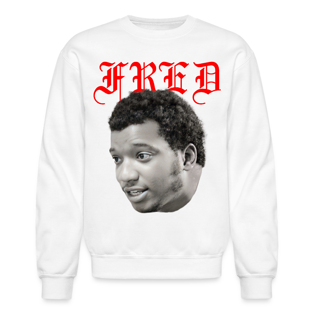 "Fred" Fred Hampton Sweatshirt - white