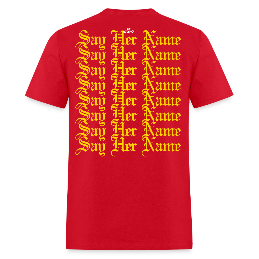 Sandra Bland x Say Her Name Tee - red