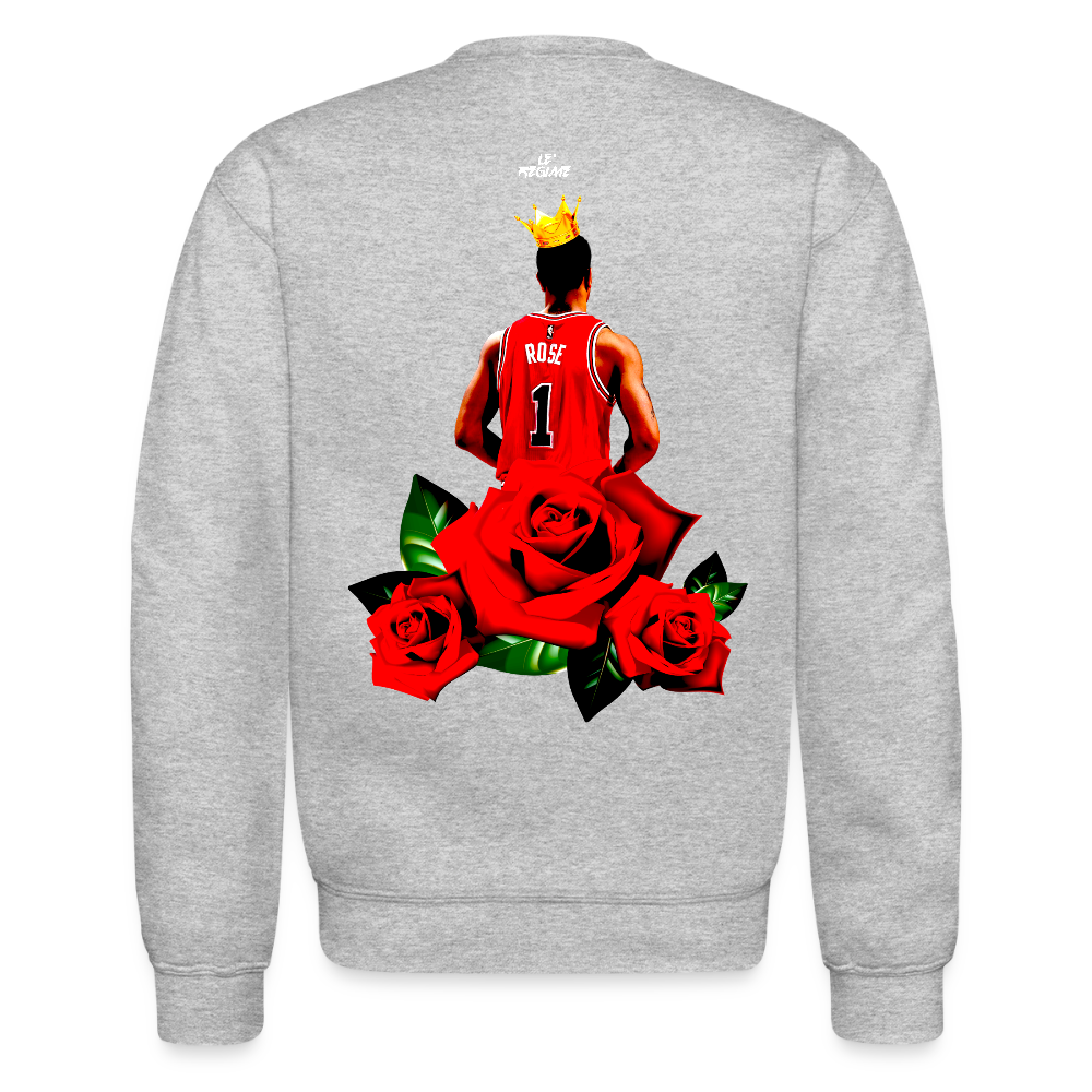 Smell The Roses Sweatshirt - heather gray