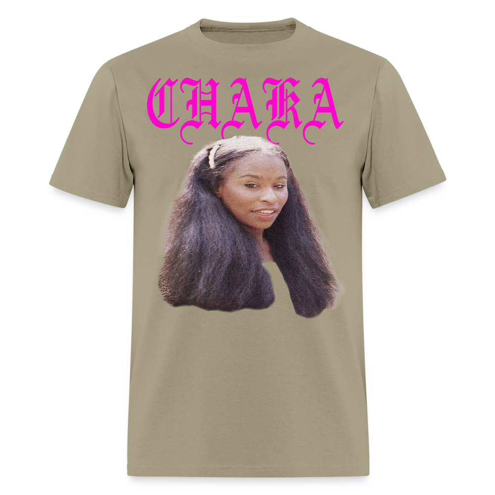"Chaka" Chaka Khan Tee - khaki