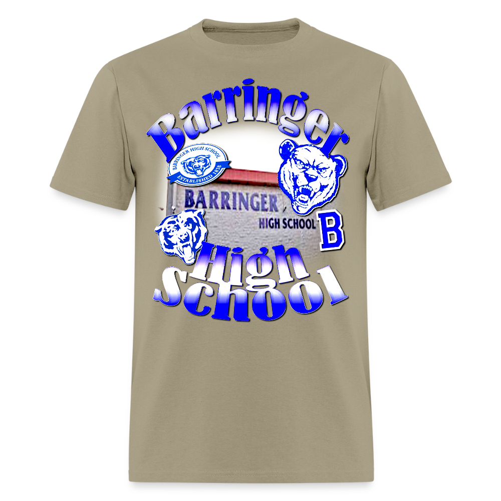 Barringer High School T-Shirt - khaki