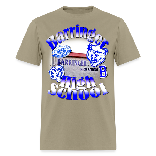 Barringer High School T-Shirt - khaki