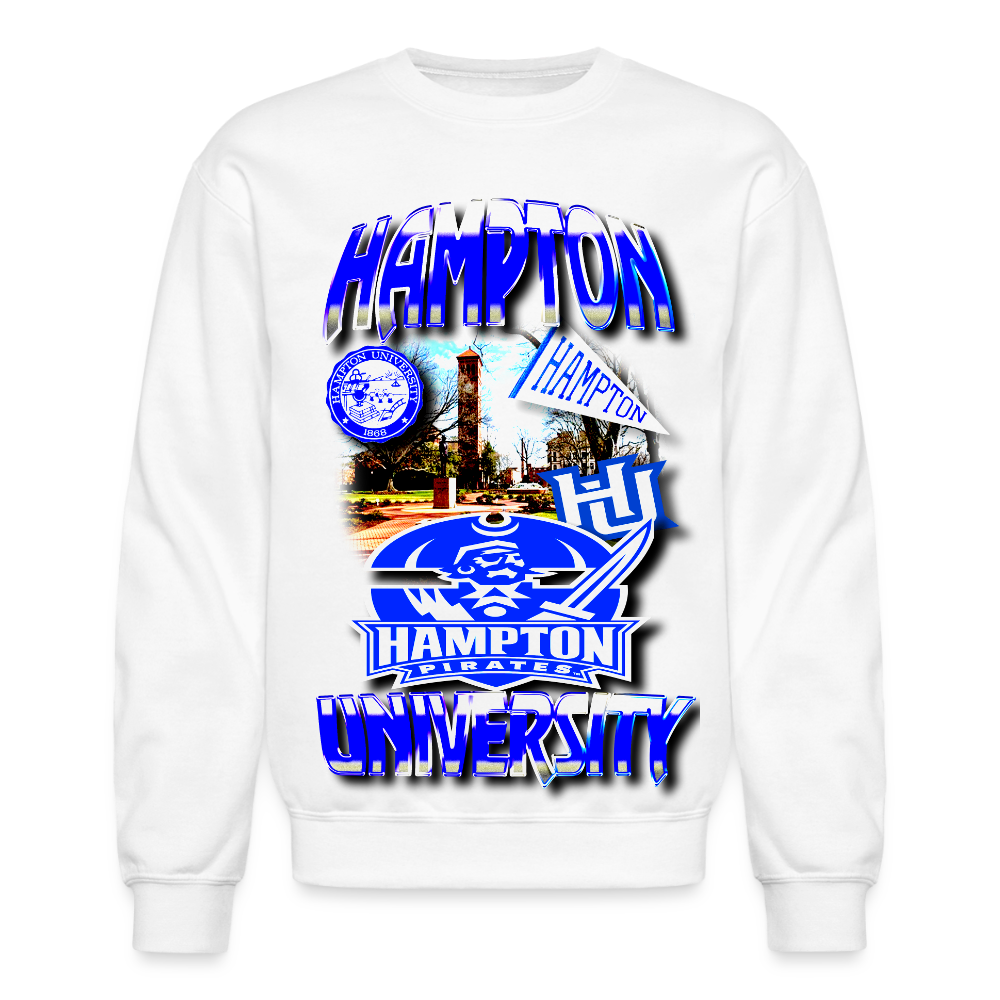 Hampton University Sweatshirt - white