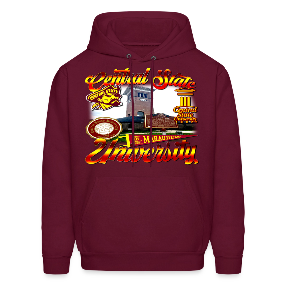 Central State Hoodie - burgundy