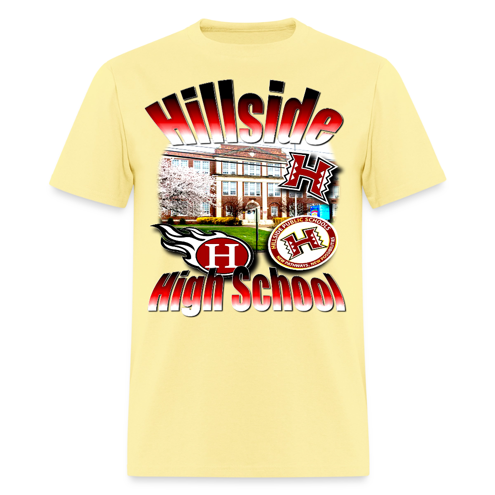 Hillside High (NJ) T-Shirt - cornsilk