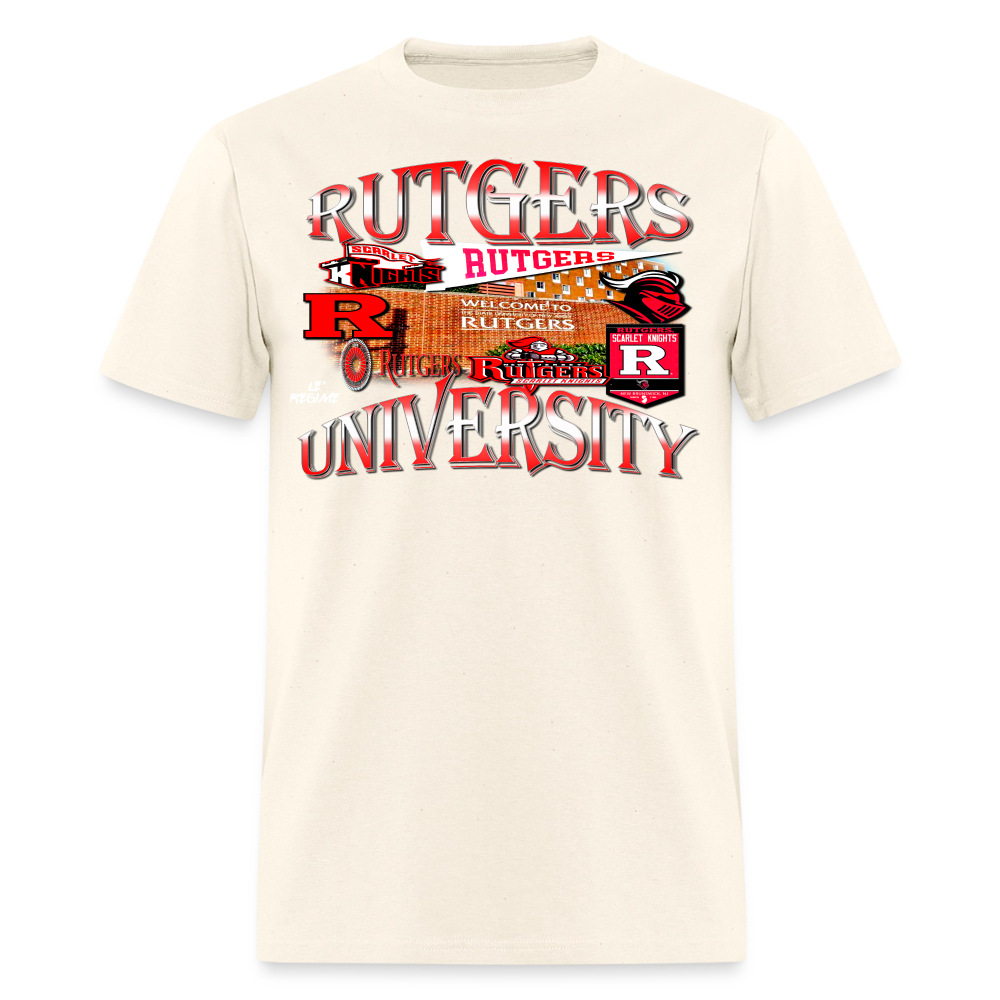 Rutgers University Tee - sweet cream heather