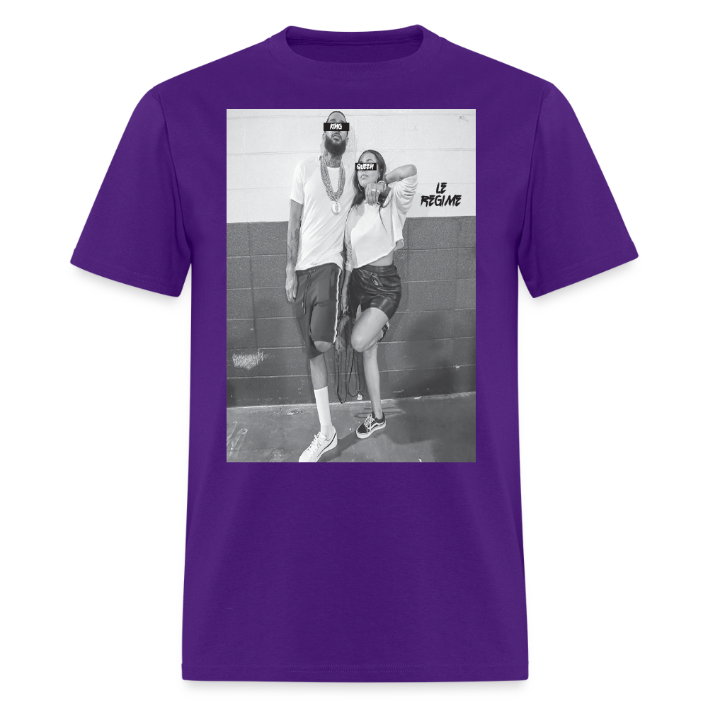 King Nip x Queen Lauren Tee - purple