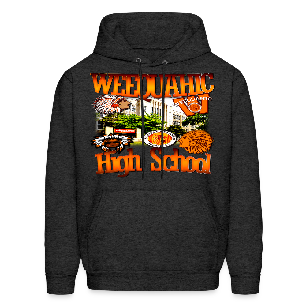 Weequahic High School Hoodie - charcoal grey