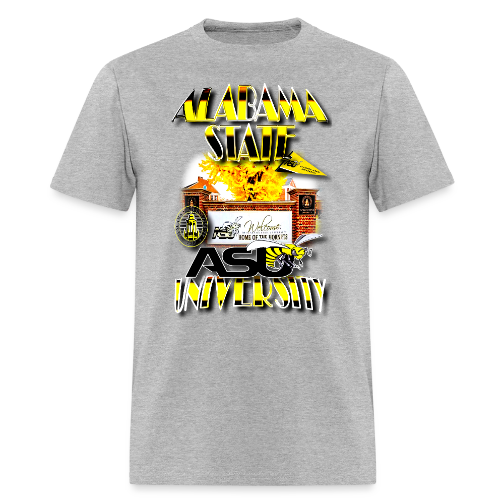 Alabama State Tee - heather gray