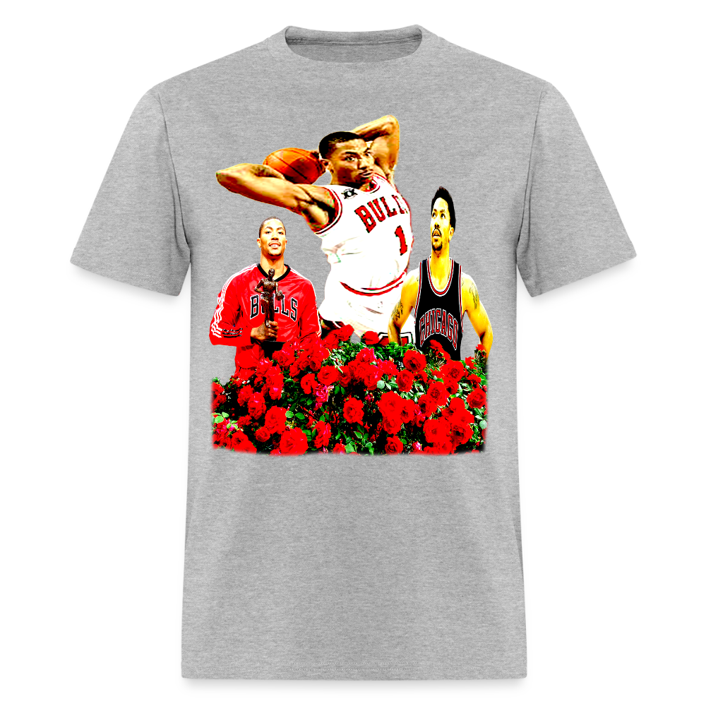 Smell The Roses Tee - heather gray