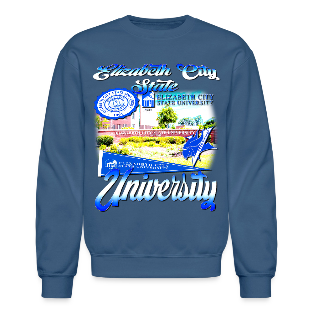 Elizabeth City State Sweatshirt - indigo blue
