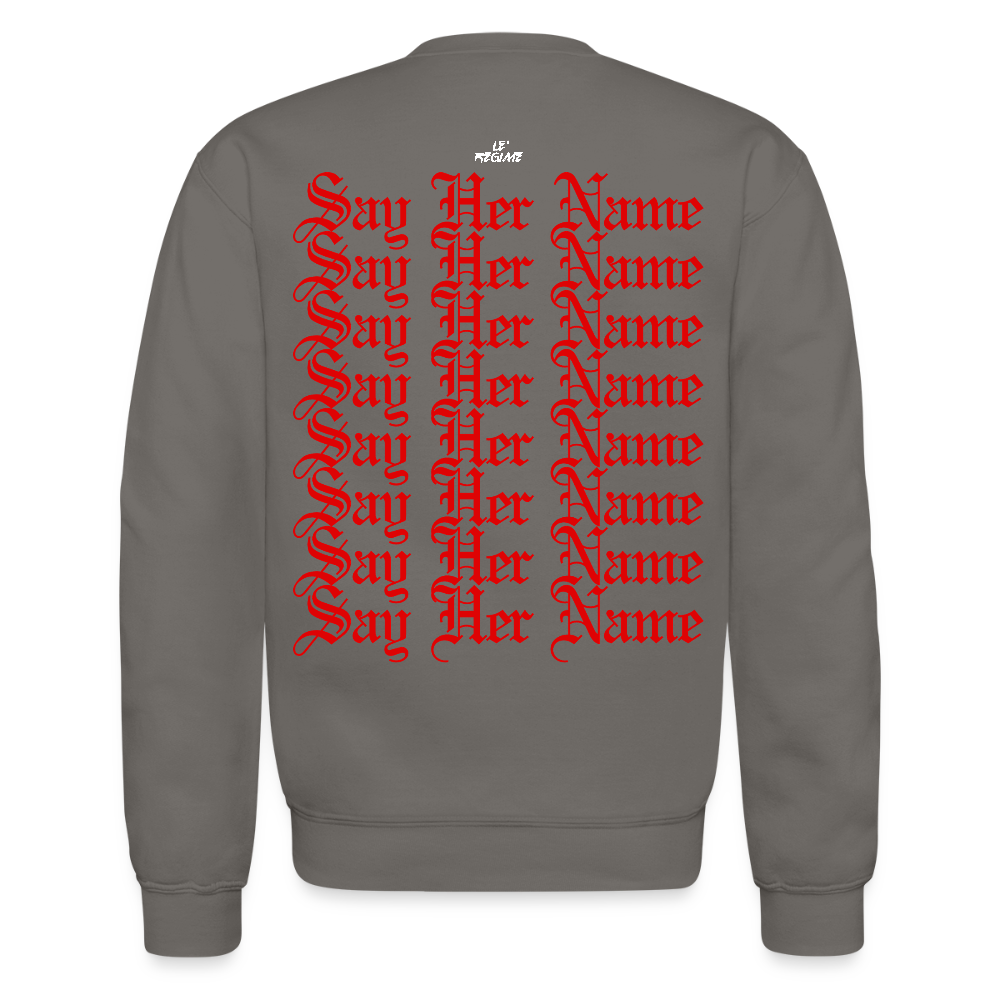 Breonna Taylor x Say Her Name Sweatshirt - asphalt gray