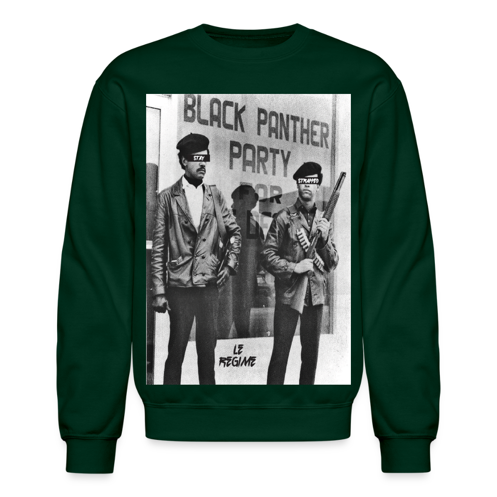 Bobby x Huey “Stay Strapped” Sweatshirt - forest green