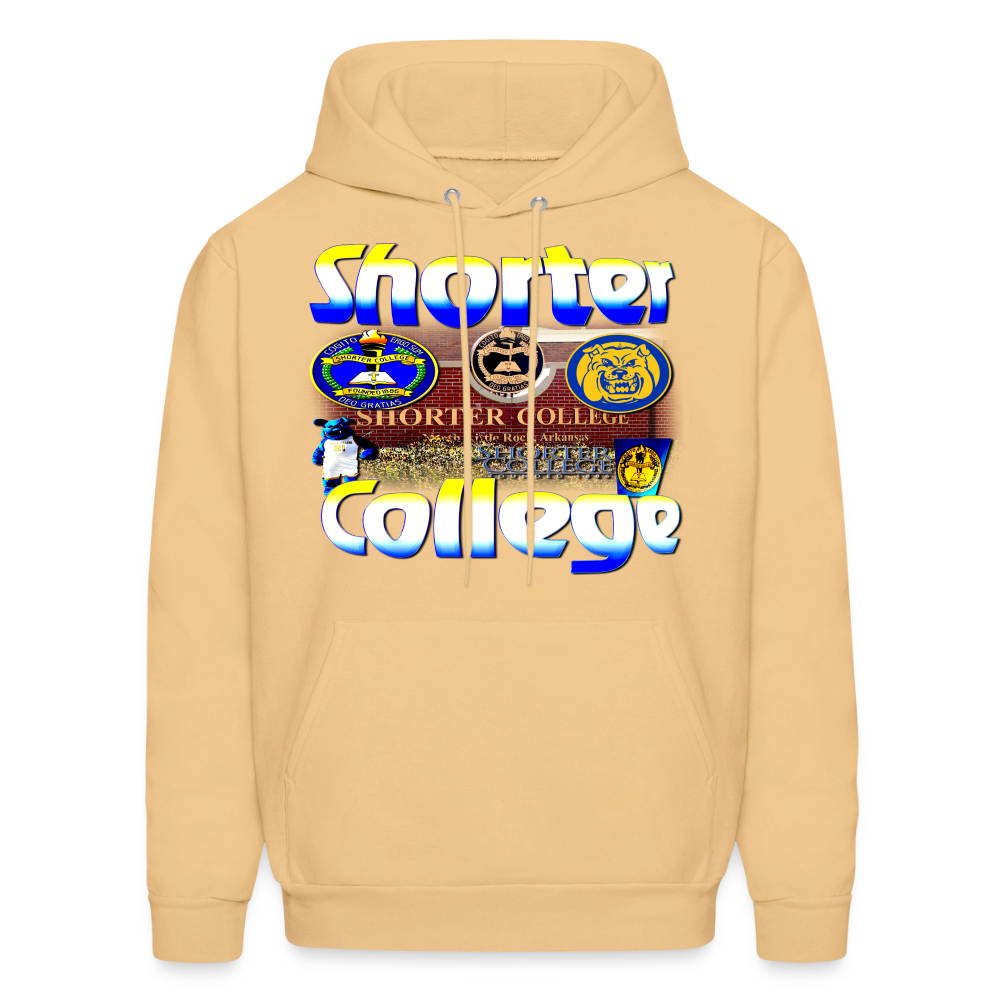 Shorter College Hoodie - light gold 