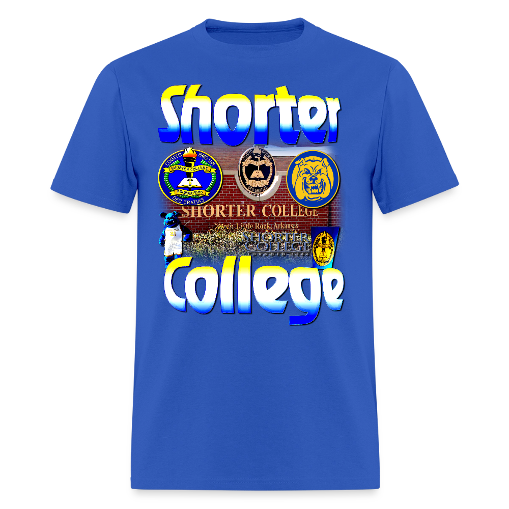 Shorter College Tee - royal blue