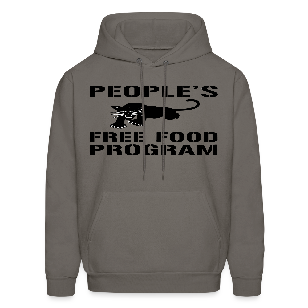 People's Free Food Program Hoodie - asphalt gray