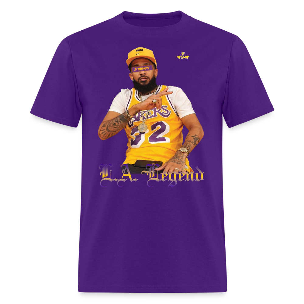 Nipsey Hussle x LA Legend Tee - purple