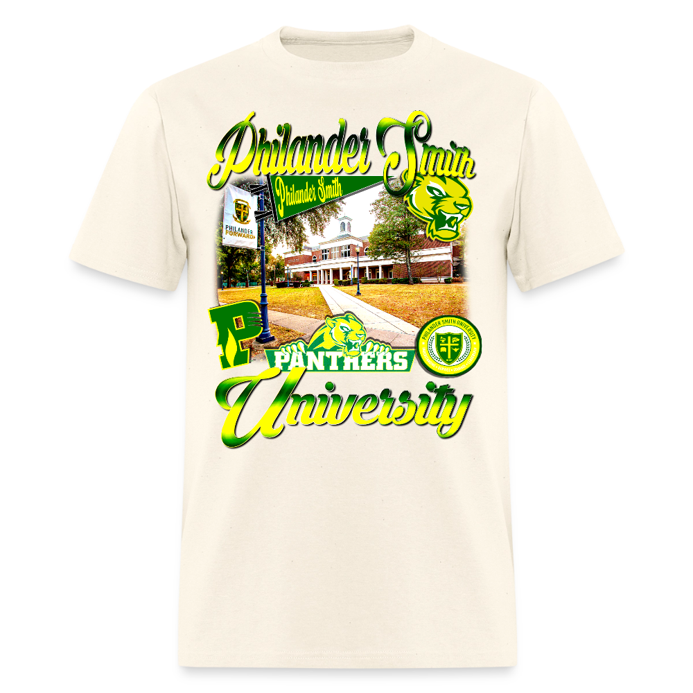 Philander Smith University Tee - sweet cream heather