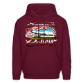 Coahoma Community College Hoodie - burgundy