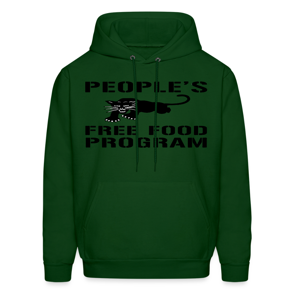 People's Free Food Program Hoodie - forest green
