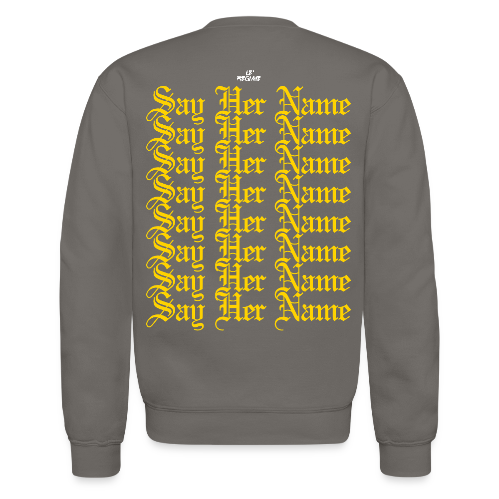 Sandra Bland x Say Her Name Sweatshirt - asphalt gray