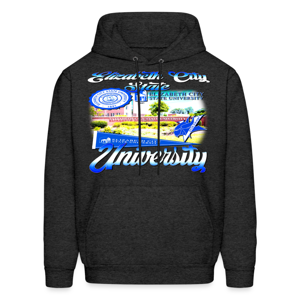 Elizabeth City State Hoodie - charcoal grey