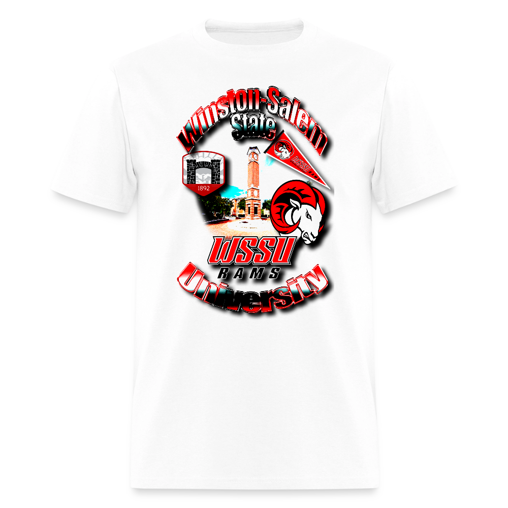 Winston-Salem State Tee - white