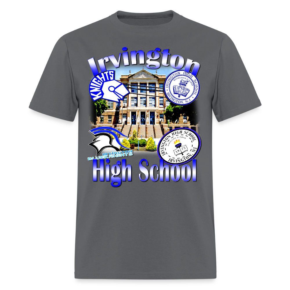 Irvington High (NJ) T-Shirt - charcoal