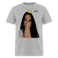 Queen Assata Tee - heather gray