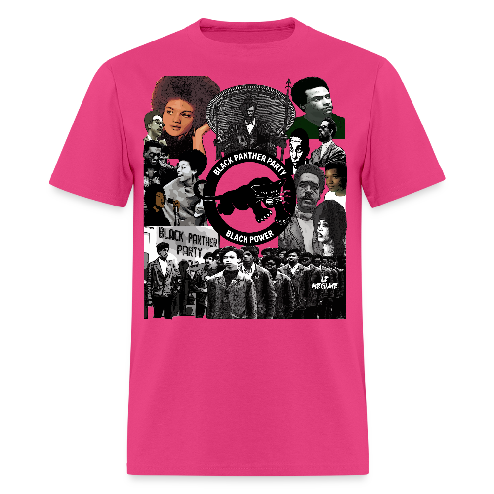 Black Panther Party Unisex Tee - fuchsia
