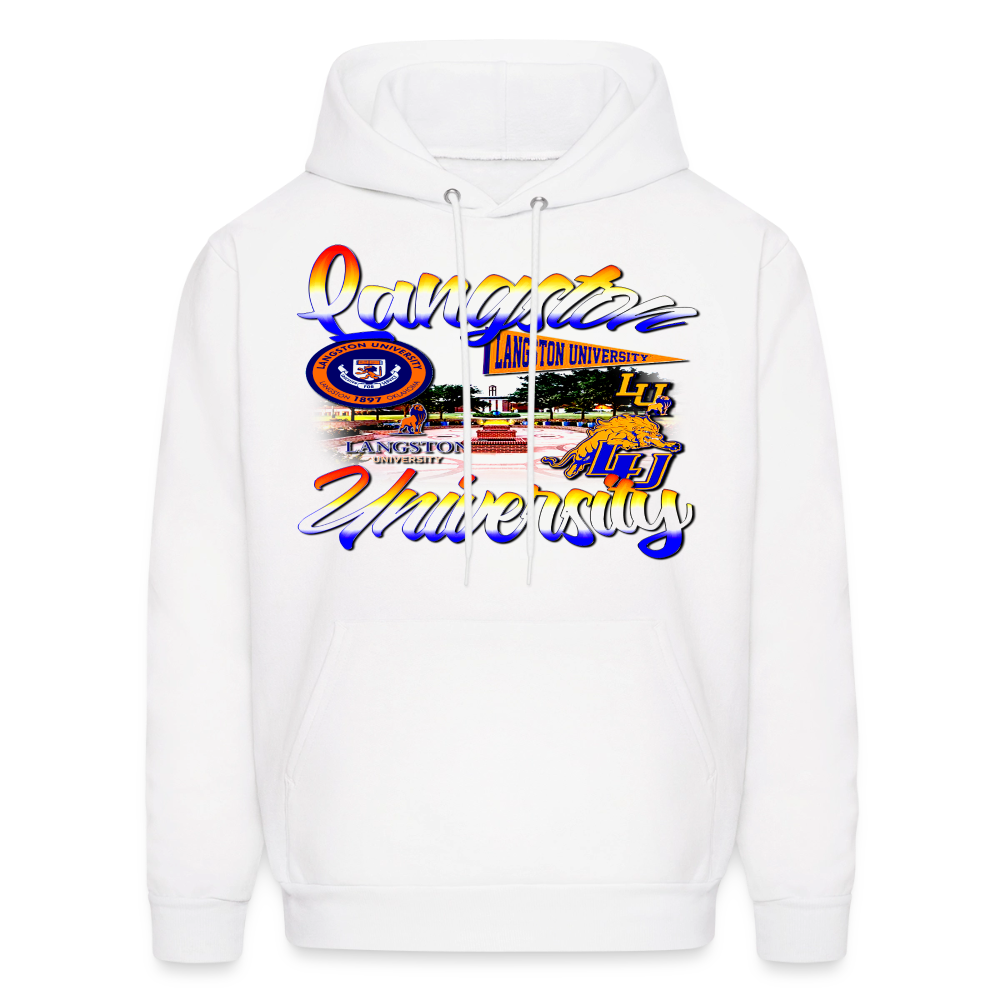 Langston University Hoodie - white
