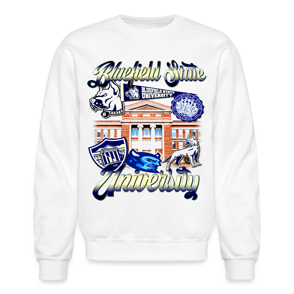 Bluefield State Sweatshirt - white