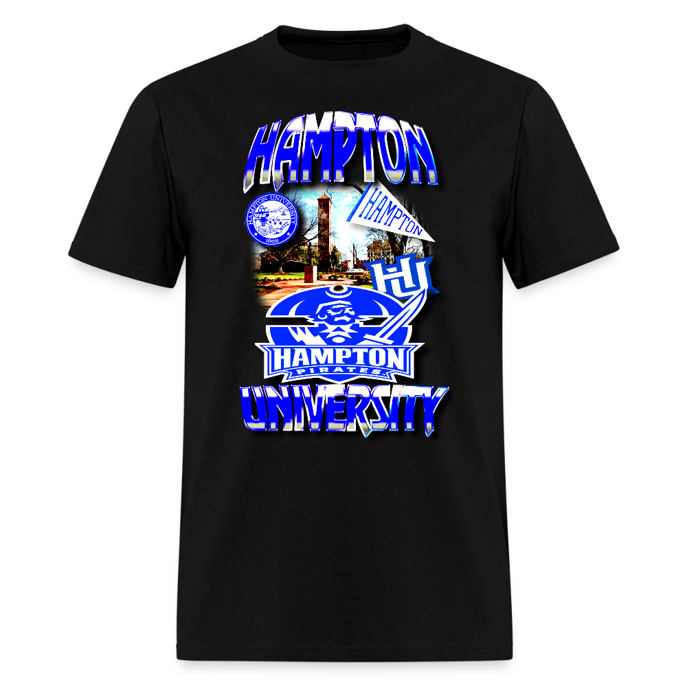 Hampton University Tee - black